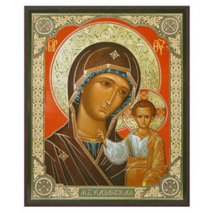 Ікона Божої Матері Казанська, МДФ