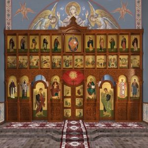 Іконостас триярусний (м. Волгоград), колір кипарис, 515,6 х320, 4х16, 8 см