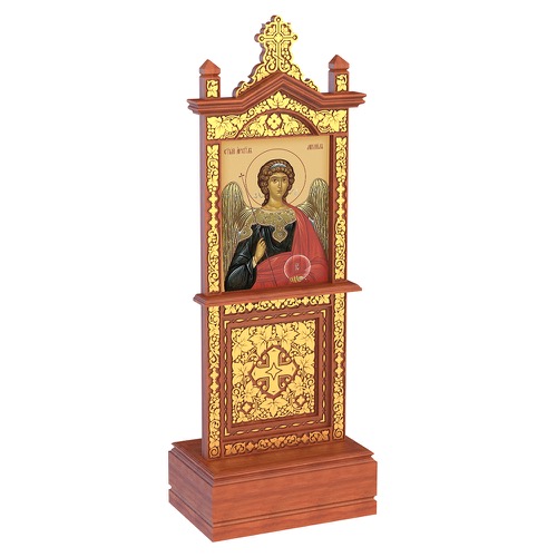 Кіот підлоговий Суздальський, колір кипарис із золотом (поталь)