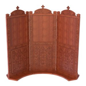 Кіот підлоговий Суздальський, колір кипарис, три модулі