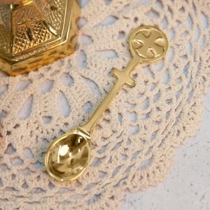 Ложечка для ладану, латунь, довжина 10,4 см