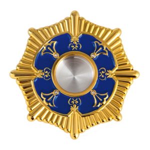 Мощевик врізний, цинковий сплав, емаль, Ø 70/21 мм
