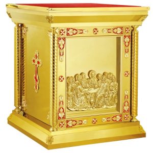Хмара на престол Гефсиманська, емаль, лиття, висота 107 см