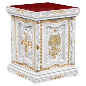 Вологодське біле з золотом (поталь)