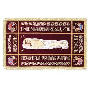 Плащаниця Спасителя, оксамит, 110х70 см