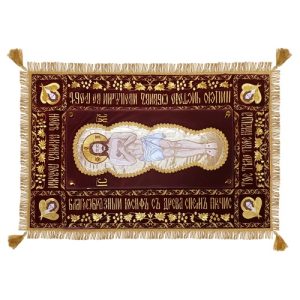 Плащаниця Спасителя мала, натуральний оксамит, 94х58 см