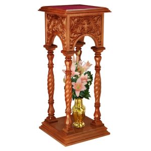 Підставка церковна Тверська, колір кипарис, 40х40х100 см