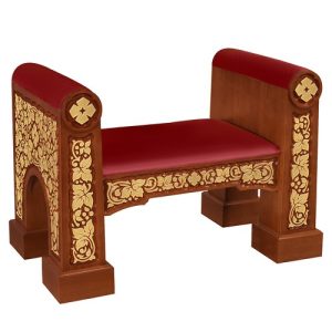 Седалище Володимирське, колір кипарис із золотом (поталь), 103,8 х63, 6х70, 1 см
